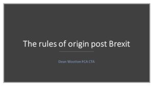 Introduction to the new origin rules